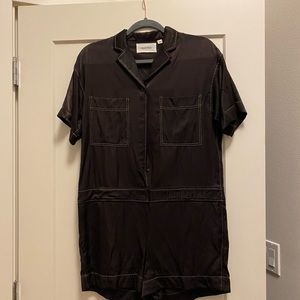 Gelato Pique Satin Stitch Shirt All In One Jumpsuit Pajamas